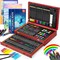 Art Supplies – 150-Pack Deluxe Wooden Art Set, Drawing & Painting Craft Kit with 2 Sketch Pads and 1 Coloring Book, Gift Box for Kids, Adults, Beginners, Teens, Girls & Boys (Ages 5–12)